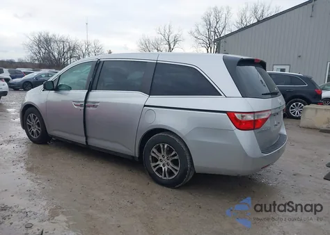 2011 Honda Odyssey Ex-L из США, поврежденный, VIN 5FNRL5H65BB051700